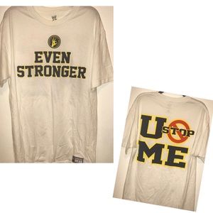 WWE John Cena Even Stronger White T-Shirt